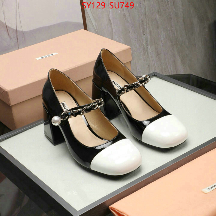 Women Shoes-Miu Miu,perfect quality ,luxury fashion replica designers , ID: SU749,$: 129USD