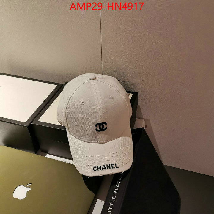 Cap (Hat)-Chanel,replica 1:1 high quality , ID: HN4917,$: 29USD