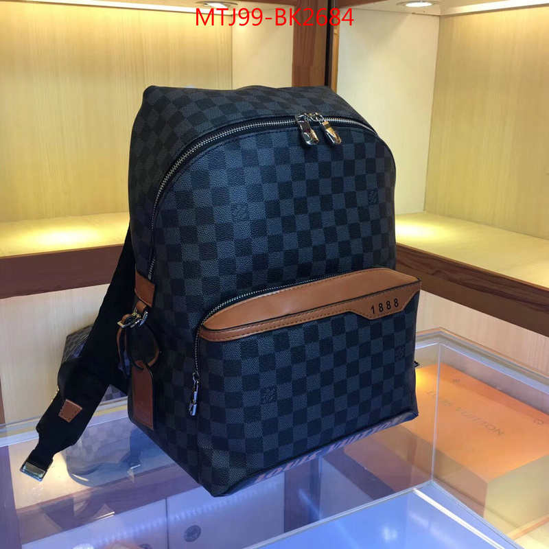 LV Bags(4A)-Backpack-,ID: BK2684,$:99USD