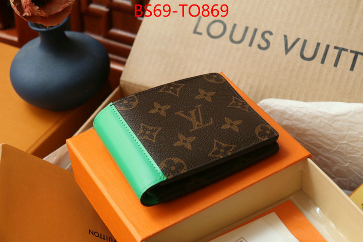 LV Bags(TOP)-Wallet,ID: TO869,$: 69USD