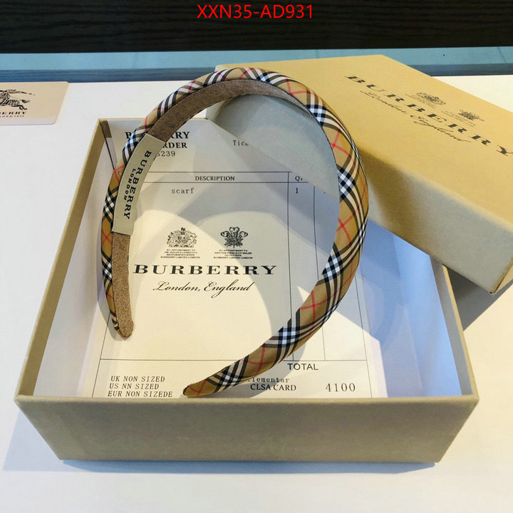 Hair band-Burberry,from china 2023 , ID: AD931,$: 35USD