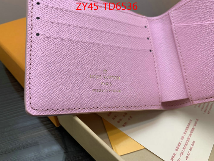 LV Bags(4A)-Wallet,replica for cheap ,ID: TD6536,$: 45USD