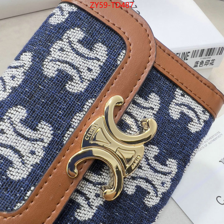 CELINE Bags(4A)-Wallet,outlet 1:1 replica ,ID: TD487,$: 59USD