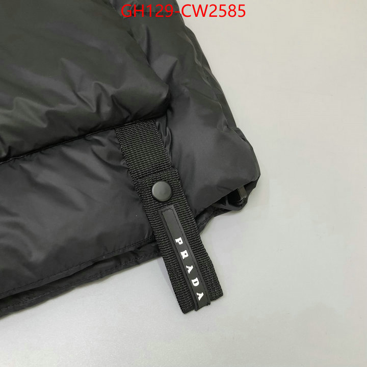 Down jacket Men-Prada,buy replica , ID: CW2585,$: 129USD