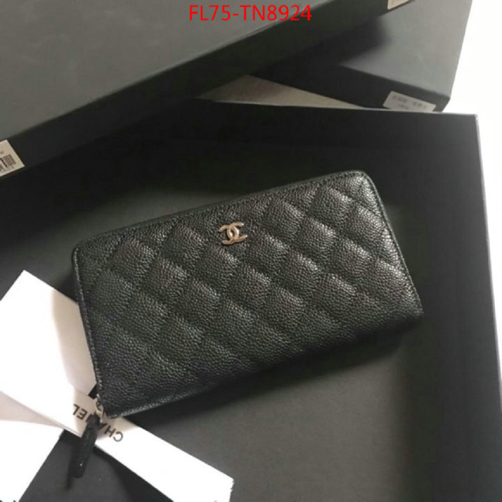 Chanel Bags(4A)-Wallet-,ID: TN8924,$: 75USD