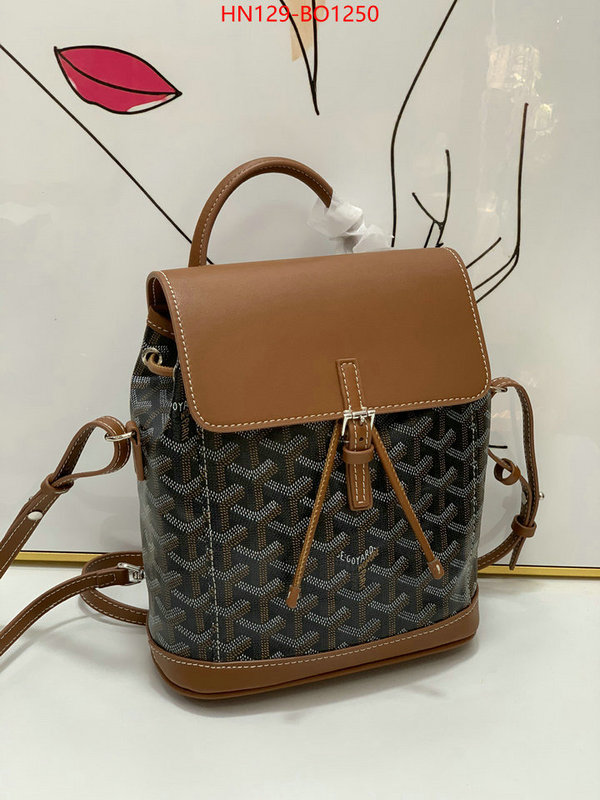 Goyard Bags(4A)-Backpack-,best fake ,ID: BO1250,$: 129USD