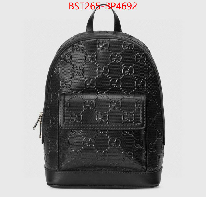 Gucci Bags(TOP)-Backpack-,best luxury replica ,ID: BP4692,$: 265USD