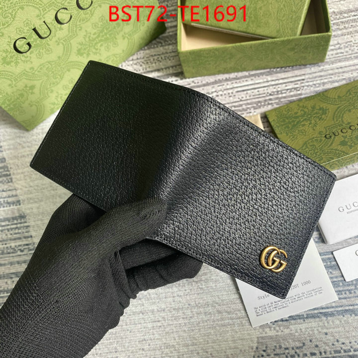 Gucci Bags(TOP)-Wallet-,only sell high-quality ,ID: TE1691,$: 72USD