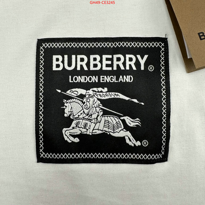 Clothing-Burberry,shop now , ID: CE3245,$: 49USD