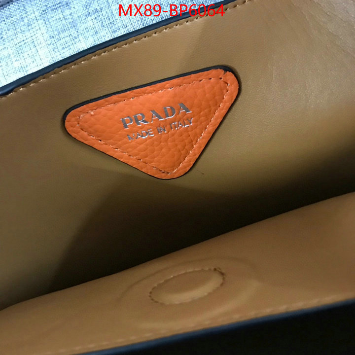 Prada Bags(4A)-Handbag-,the best ,ID: BP6064,$: 89USD