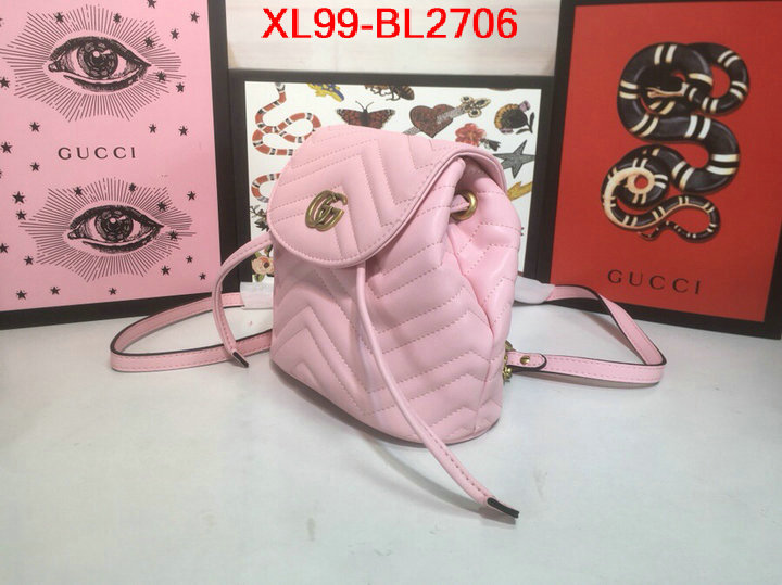 Gucci Bags(4A)-Backpack-,exclusive cheap ,ID: BL2706,$: 99USD