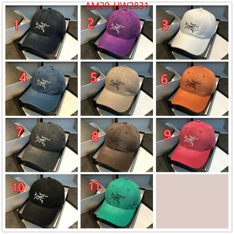 Cap (Hat)-ARCTERYX,7 star quality designer replica , ID: HW2831,$: 29USD