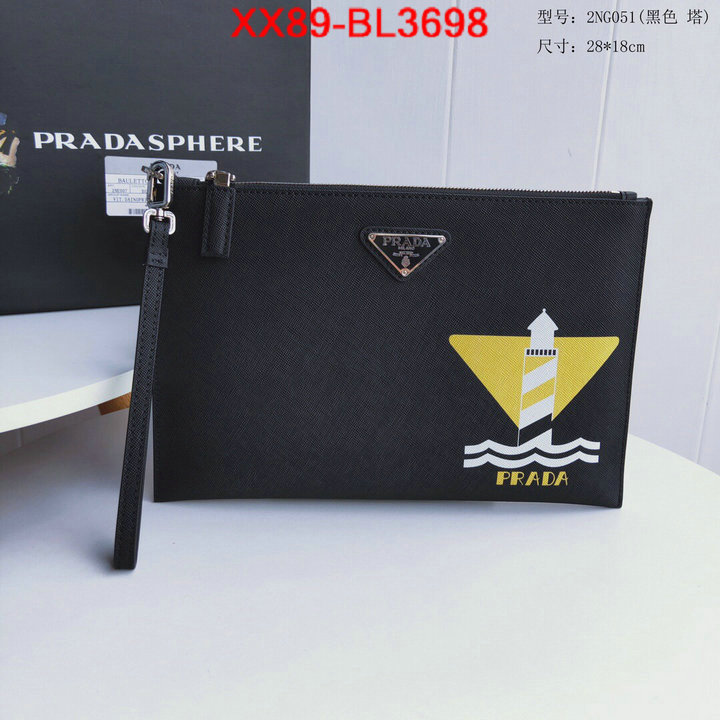 Prada Bags(TOP)-Clutch-,ID: BL3698,$: 89USD