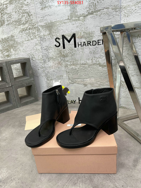 Women Shoes-Miu Miu,replica 2023 perfect luxury , ID: SE4081,$: 135USD