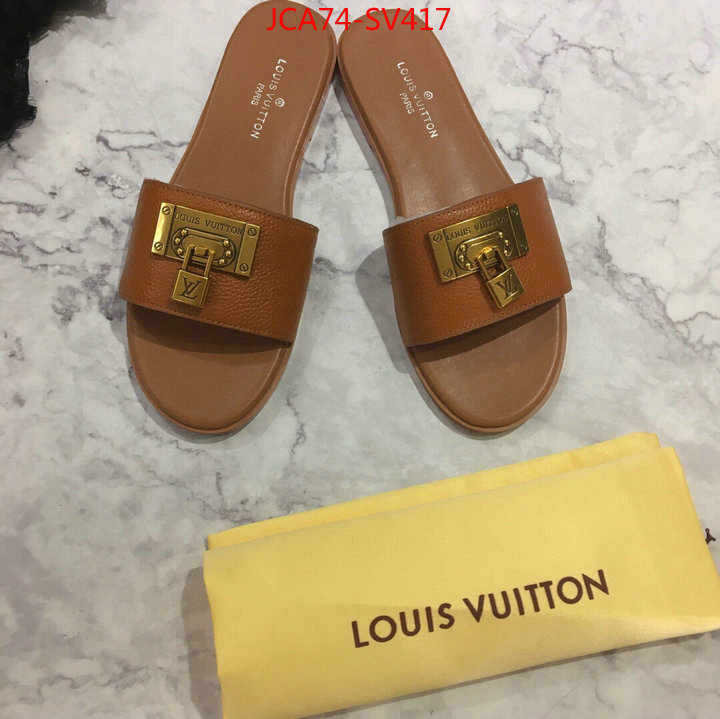 Women Shoes-LV,what 1:1 replica , ID: SV417,$:74USD