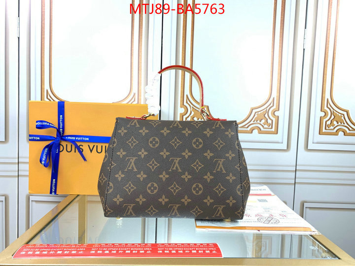 LV Bags(4A)-Handbag Collection-,ID: BA5763,$: 89USD