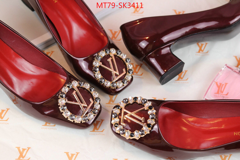 Women Shoes-LV,counter quality , ID: SK3411,$:79USD