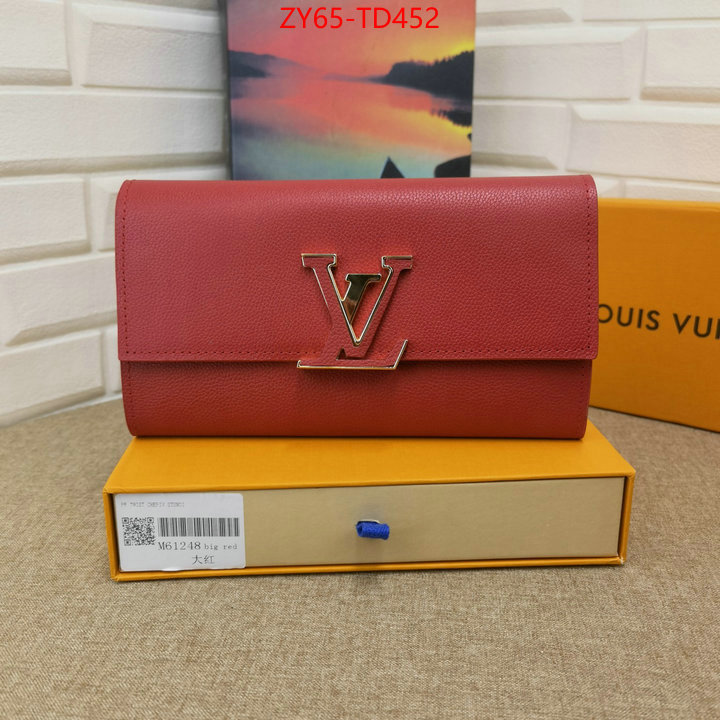 LV Bags(4A)-Wallet,ID: TD452,$: 65USD