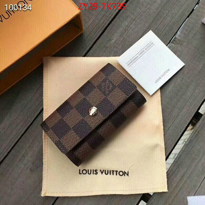 LV Bags(4A)-Wallet,ID: TK739,$:29USD