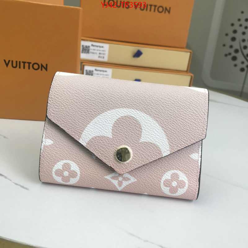 LV Bags(4A)-Wallet,ID: TP3593,$: 42USD