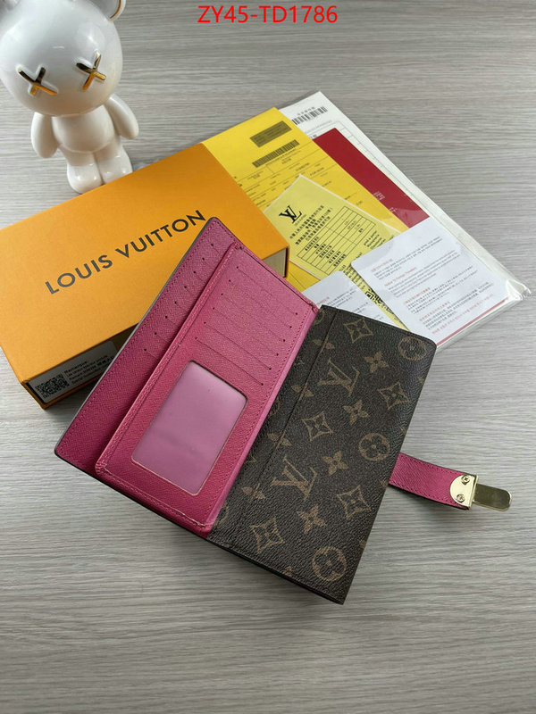 LV Bags(4A)-Wallet,ID: TD1786,$: 45USD