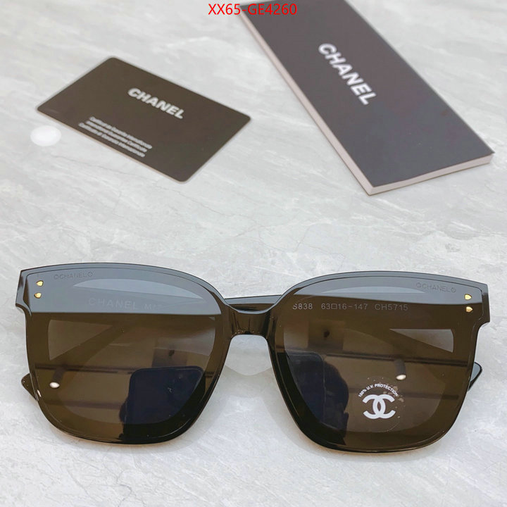 Glasses-Chanel,shop cheap high quality 1:1 replica , ID: GE4260,$: 65USD