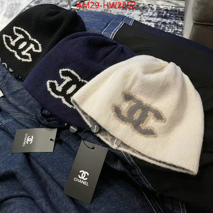 Cap (Hat)-Chanel,wholesale imitation designer replicas , ID: HW2852,$: 29USD