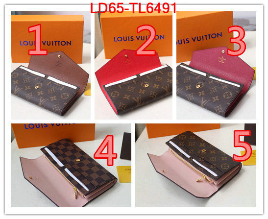 LV Bags(TOP)-Wallet,ID:TL6491,$: 65USD