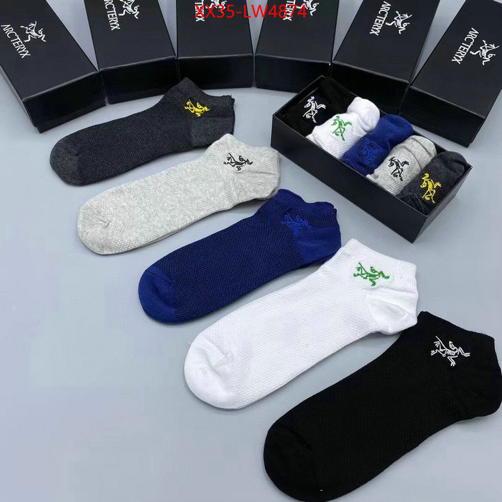 Sock-Arcteryx,replica 1:1 high quality , ID: LW4874,$: 35USD