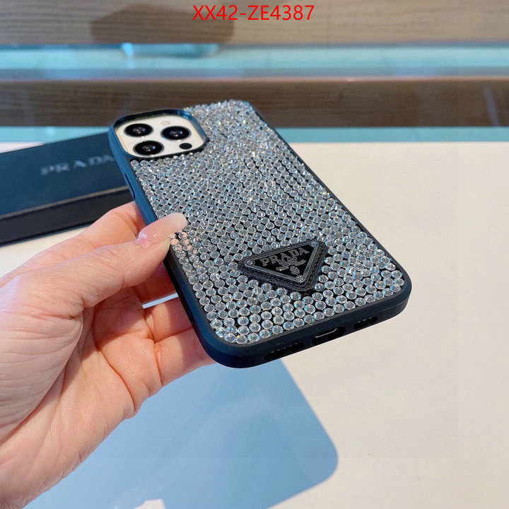 Phone case-Prada,top quality replica , ID: ZE4387,$: 42USD