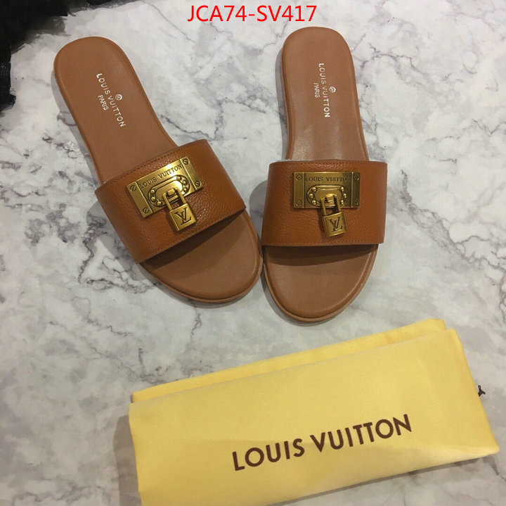 Women Shoes-LV,what 1:1 replica , ID: SV417,$:74USD