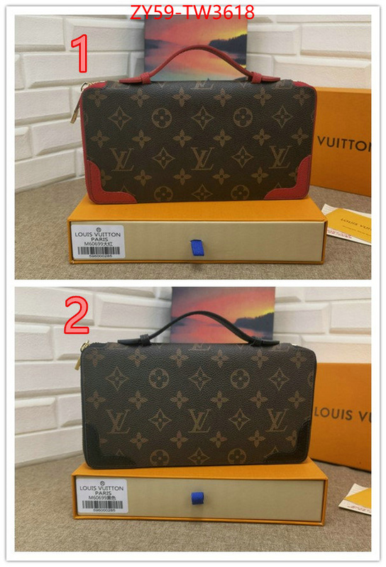 LV Bags(4A)-Wallet,online sales ,ID: TW3618,$: 59USD