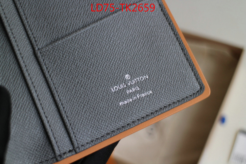 LV Bags(TOP)-Wallet,ID: TK2659,$:75USD