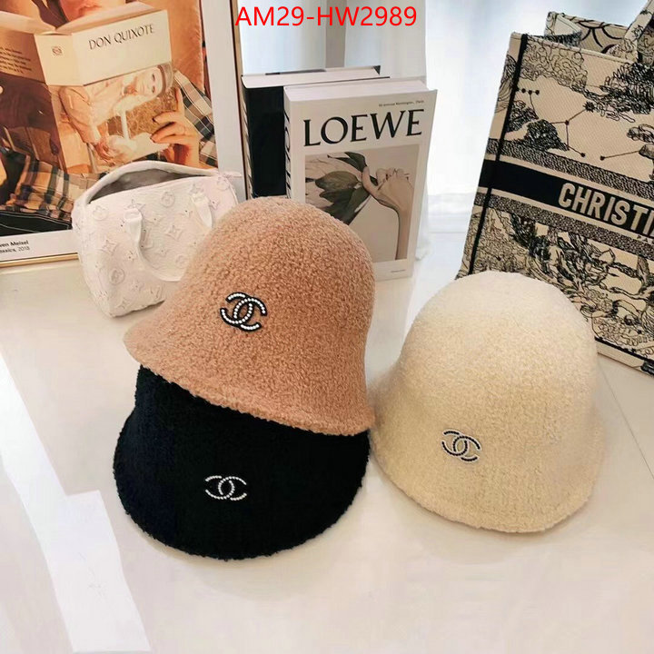 Cap (Hat)-Chanel,replica online , ID: HW2989,$: 29USD