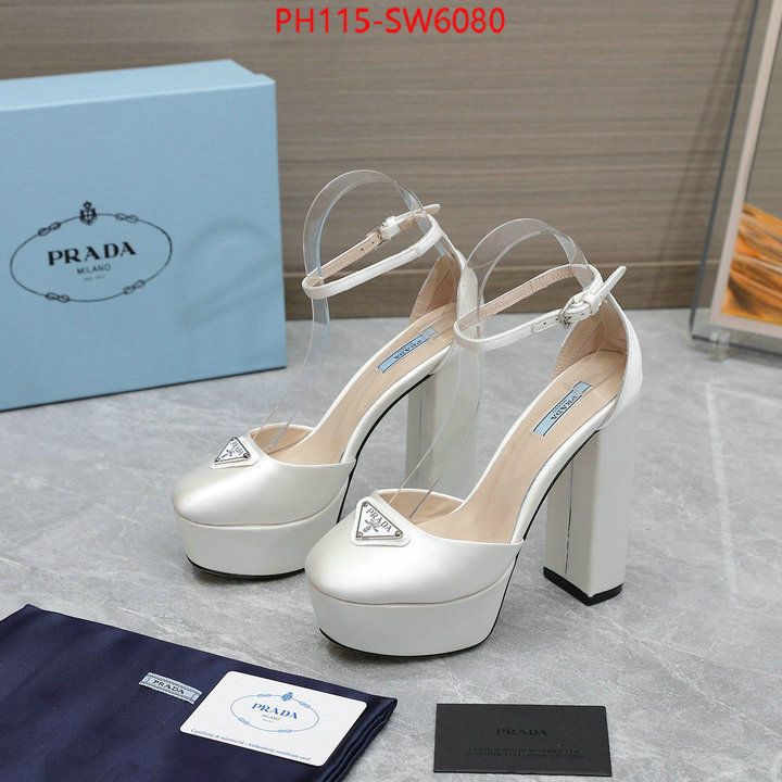 Women Shoes-Prada,highest quality replica , ID: SW6080,$: 115USD