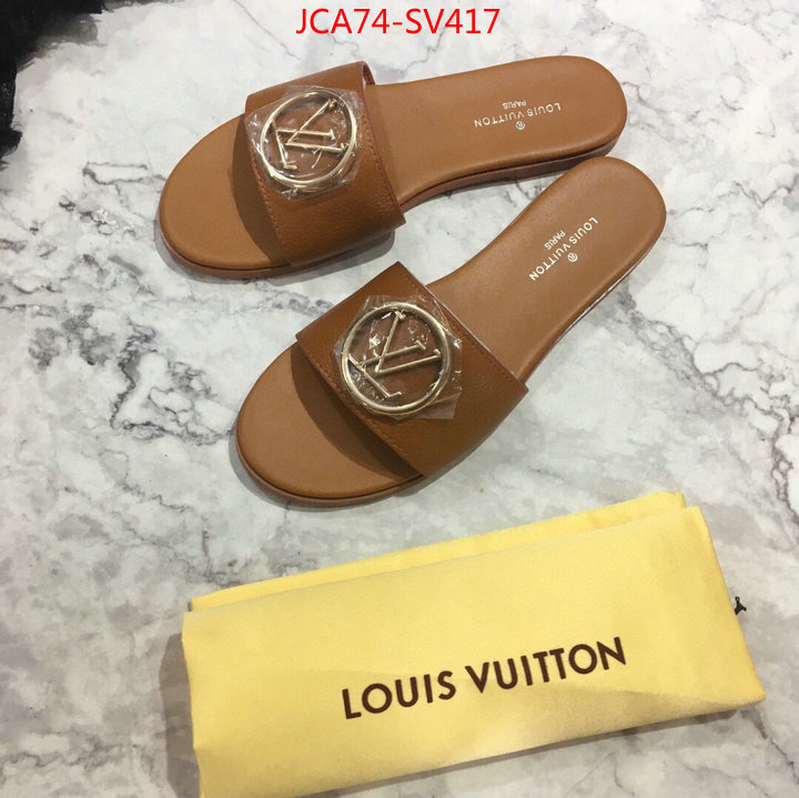 Women Shoes-LV,what 1:1 replica , ID: SV417,$:74USD