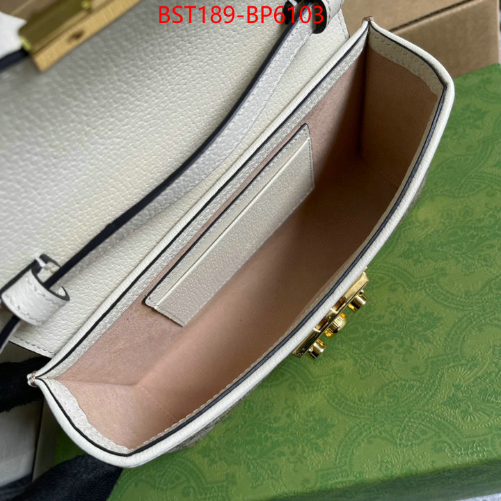 Gucci Bags(TOP)-Padlock-,replicas ,ID: BP6103,$: 189USD