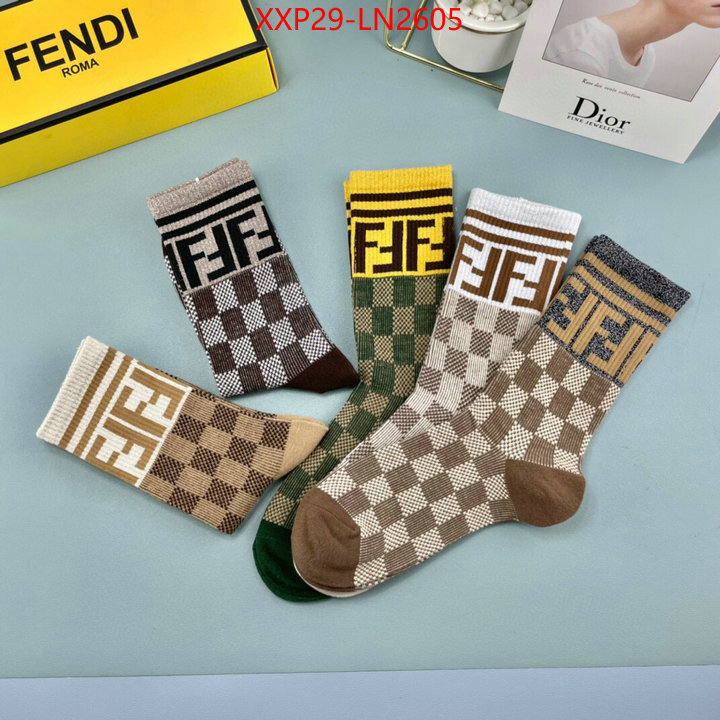 Sock-Fendi,best knockoff , ID: LN2605,$: 29USD