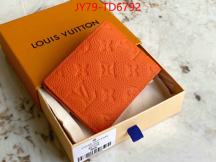 LV Bags(TOP)-Wallet,ID: TD6792,$: 79USD