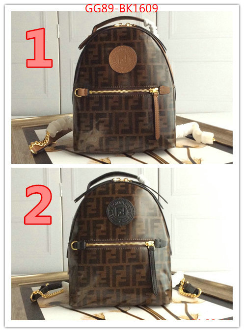 Fendi Bags(4A)-Backpack-,high quality designer replica ,ID: BK1609,$:89USD