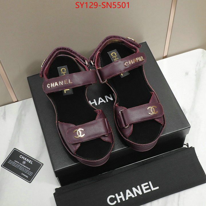 Women Shoes-Chanel,1:1 replica wholesale , ID: SN5501,$: 129USD