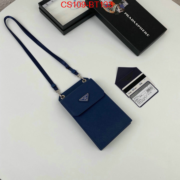 Prada Bags(TOP)-Diagonal-,ID: BT133,$: 109USD