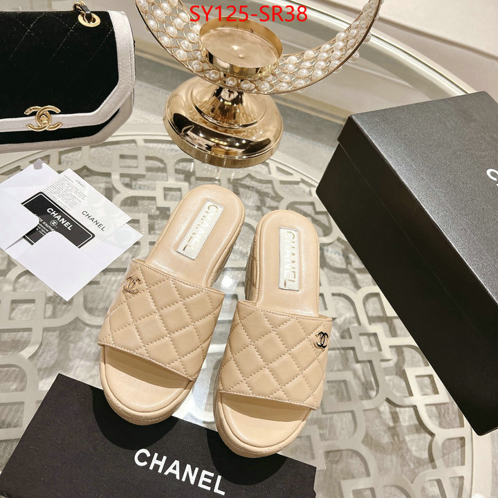 Women Shoes-Chanel,fake cheap best online , ID:SR38,$: 125USD