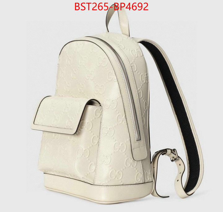 Gucci Bags(TOP)-Backpack-,best luxury replica ,ID: BP4692,$: 265USD