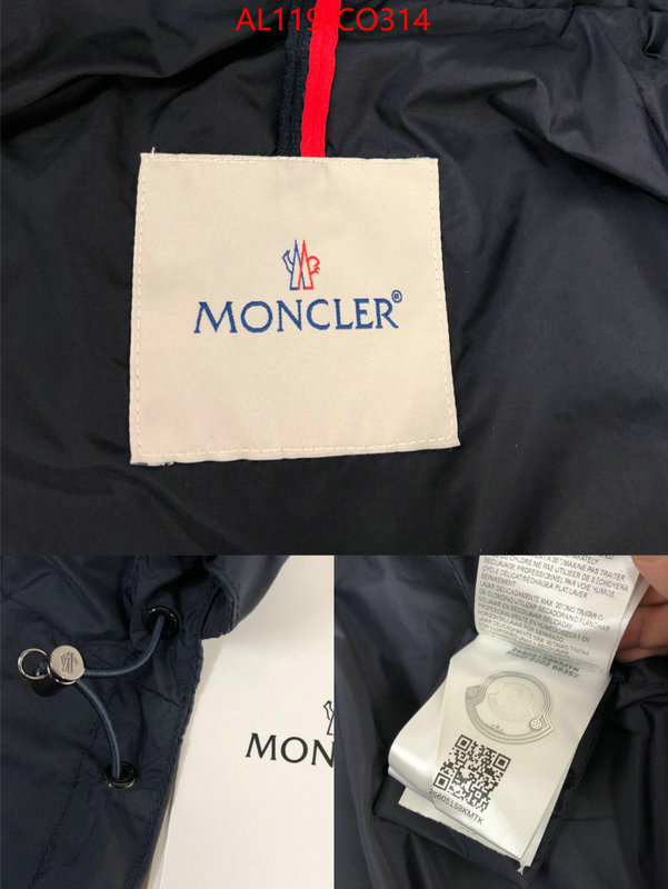 Down jacket Men-Moncler,buy best quality replica , ID: CO314,$: 119USD