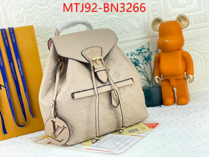 LV Bags(4A)-Backpack-,where quality designer replica ,ID: BN3266,$: 92USD