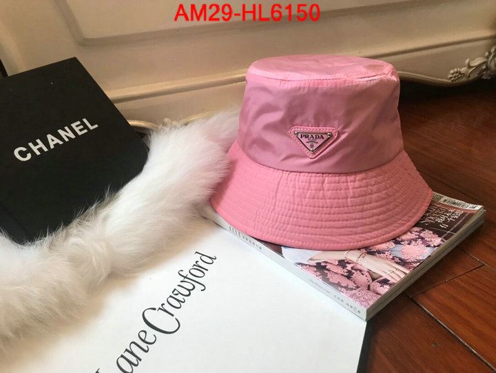 Cap (Hat)-Prada,high quality 1:1 replica , ID: HL6150,$: 29USD