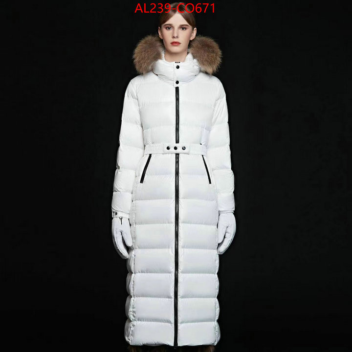 Down jacket Women-Moncler,buying replica , ID: CO671,$: 239USD