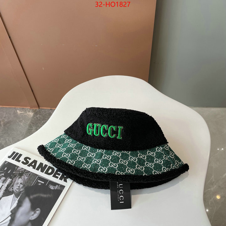 Cap (Hat)-Gucci,new designer replica , ID: HO1827,$: 32USD