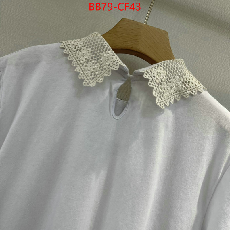 Clothing-MIU MIU,wholesale 2023 replica , ID: CF43,$: 79USD